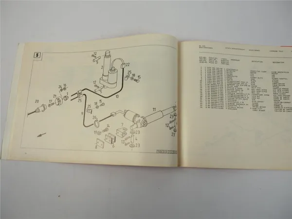 Deutz Fahr BS 345 Ballenschleuder Ersatzteilliste 1980 Spare Parts List