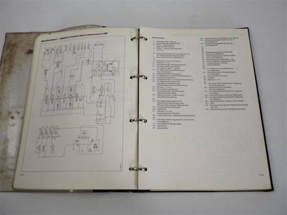 Claas Dominator Commandor Mähdrescher Hydraulik Elektrik Werkstatthandbuch 1994