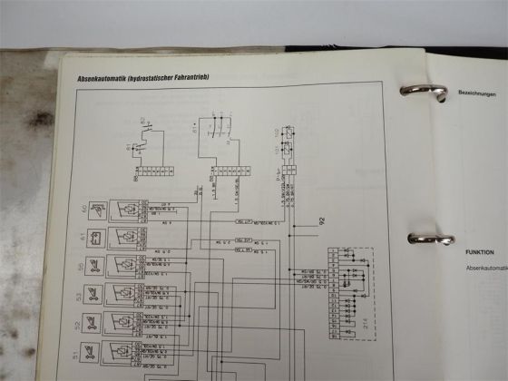Claas Dominator Commandor Mähdrescher Hydraulik Elektrik Werkstatthandbuch 1994