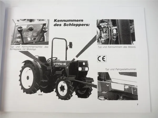 New Holland Fiatagri 50-86 55-86 60-86 70-86 DT S Rebe Obst Betriebsanleitung