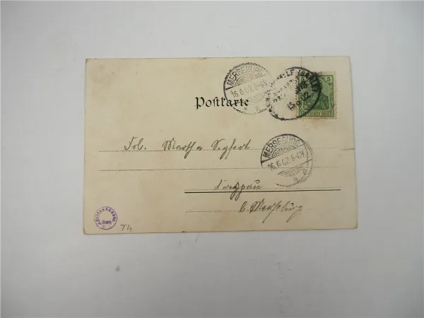 Ak Waltershausen Schloss Tenneberg Markt Kirche Thüringen 1902