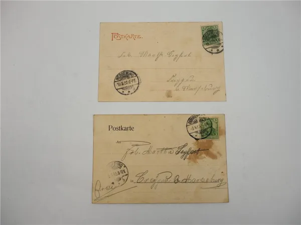 2 Ak Seidels Leipziger Sänger 1905 Leipzig Sänger Krystallpalast 1903 Sachsen