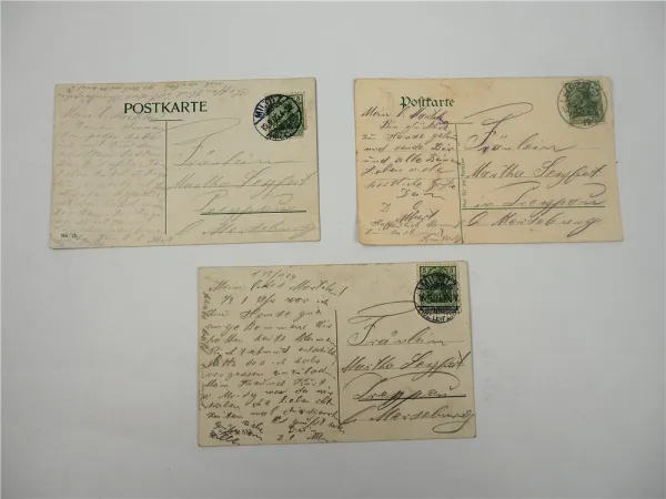 3 Ak Leipzig Markt 1909 Börse 1908 Scheibenholz 1909 Sachsen