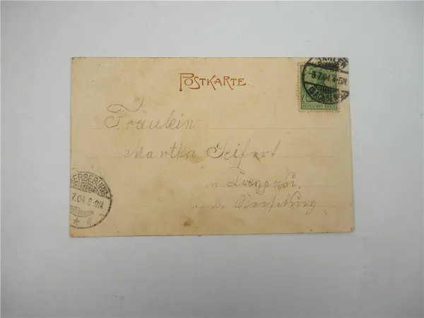 Ak Dahlen i. S Landwirtschaftliche Haushaltungsschule 1904 Sachsen