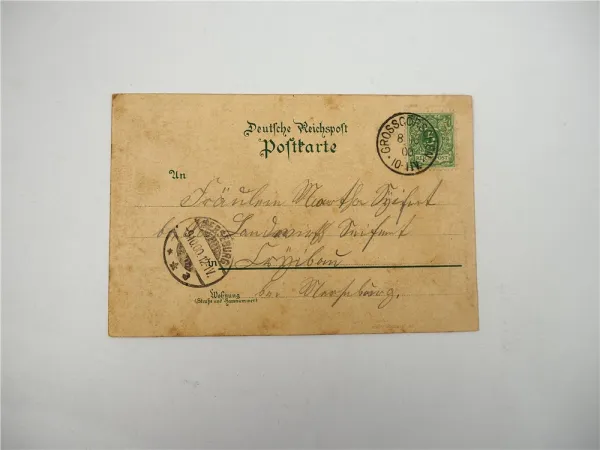 Ak Litho Gruss aus Grossgörschen 1900 Burgenlandkreis Sachsen Anhalt