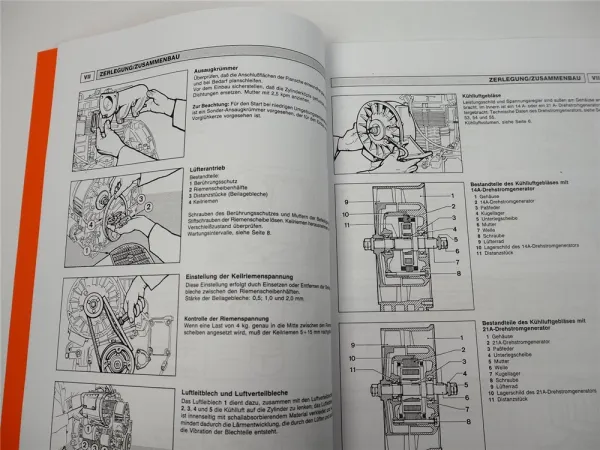 Lombardini 11LD 535-3 625-3 626-3 Werkstatthandbuch Reparaturanleitung