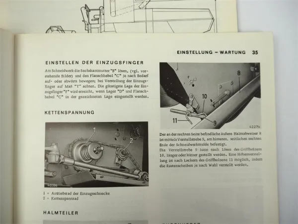John Deere 530 630 Mähdrescher Betriebsanleitung Bedienungsanleitung