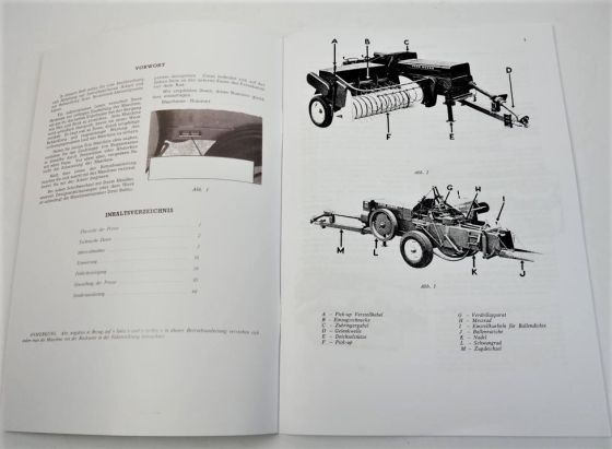 John Deere 224 Hochdruck Sammelpresse Betriebsanleitung Bedienungsanleitung