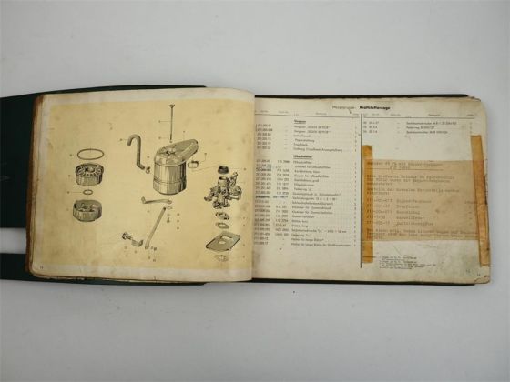Vidal Tempo Matador 48 PS 1,3t 1,5t Ersatzteilkatalog Ersatzteilliste 1962