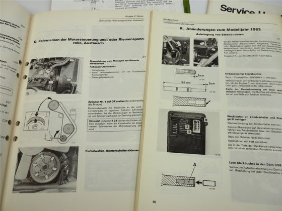 Volvo 240 Motor B17 B19 B21 B23 Werkstatthandbuch Reparaturanleitung ab 1975