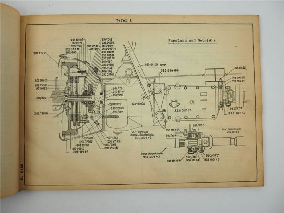 Vomag 5LR 444 448 LKW mit 4R3080 Motor Ersatzteilliste ca. 1940 z.B. Wehrmacht