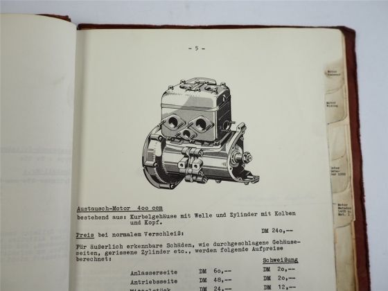 Vidal Tempo Wiking Rapid Boy Hanseat Matador Austauschteile Ersatzteilliste 1960