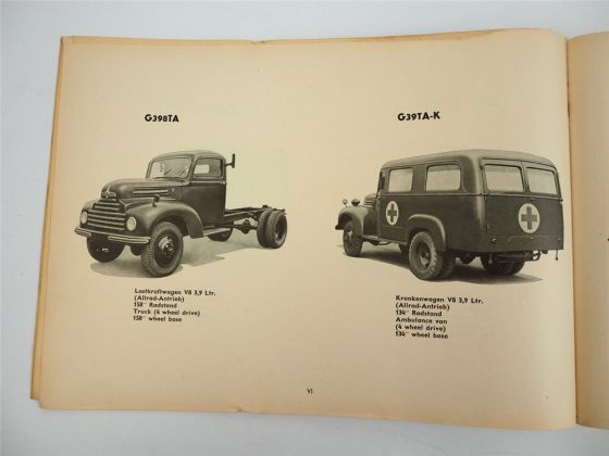 Ford KF3500 Sonderfahrzeuge LKW V8 3,9l Ersatzteilkatalog Ersatzteilliste 1955