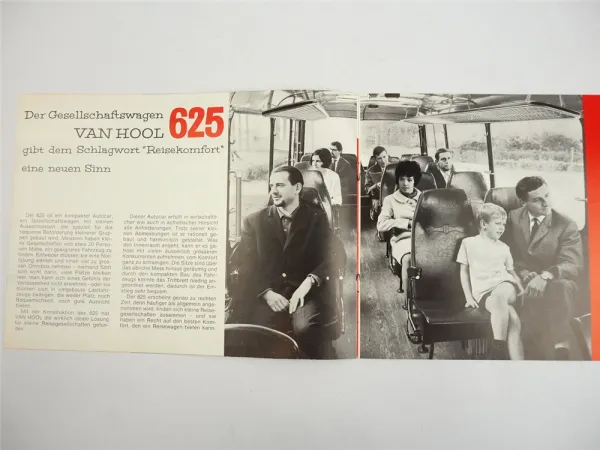 Van Hool 625 Omnibus Reisebus Prospekt 1965