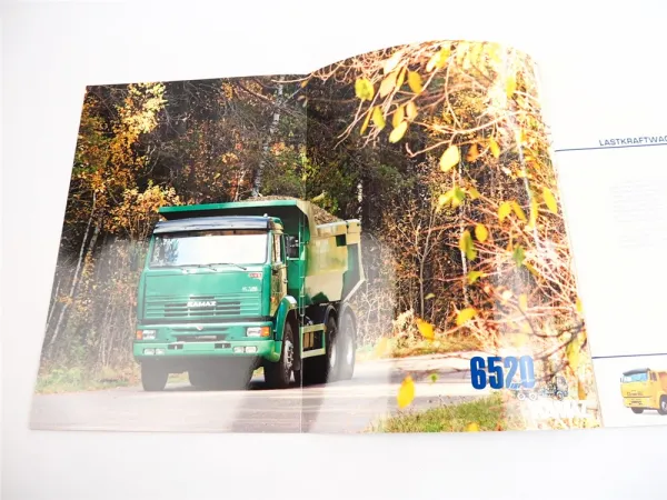 Kamaz 6520 LKW Prospekt ca. 2002