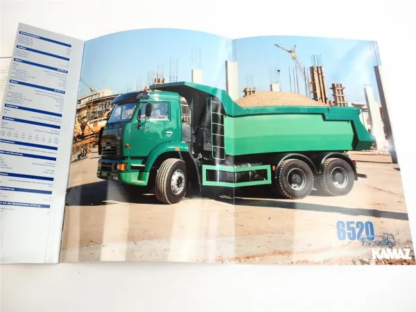 Kamaz 6520 LKW Prospekt ca. 2002