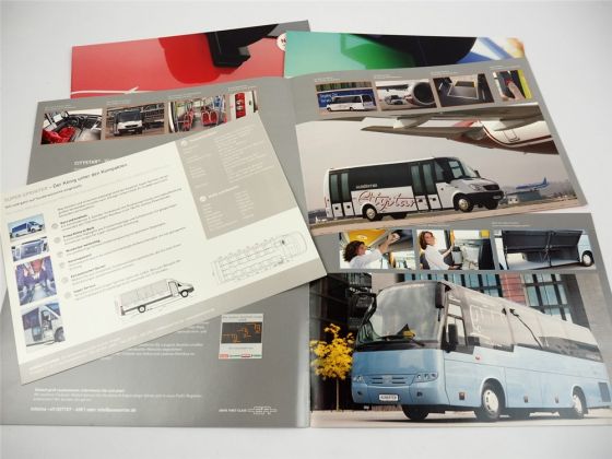 EA Auwärter Kleinbus auf Mercedes MAN Fahrgestell 5x Prospekt ca. 2006