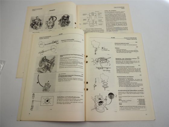 Volvo 240 260 Vergaser SU-HIF Zenith DVG Werkstatthandbuch B17 - B28A