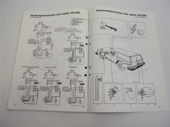 Werkstatthandbuch Volvo 240 260 BJ 1979 Elektrische Schaltpläne Elektrik