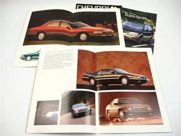 GM Chevrolet Cadillac Buick 9x Prospekt Technische Daten 1990er Jahre bis 2002
