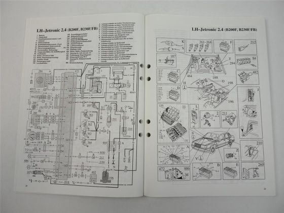 Werkstatthandbuch Volvo 740 940 BJ 1991 Elektrische Schaltpläne