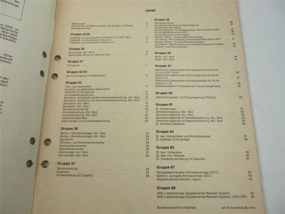 Volvo 850 1994 Elektrische Schaltpläne Werkstatthandbuch Schaltplan vorläufig