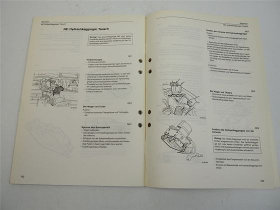 Werkstatthandbuch Volvo 850 ab 1996 Bremsen ABS TRACS vorläuf Reparaturanleitung