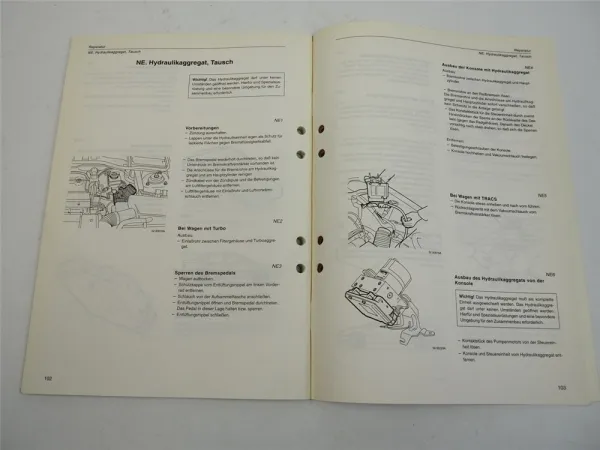 Werkstatthandbuch Volvo 850 ab 1996 Bremsen ABS TRACS vorläuf Reparaturanleitung