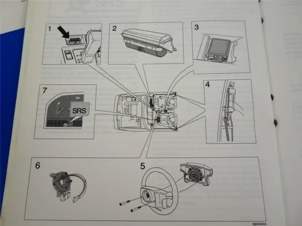 Volvo 850 ab 1992 Werkstatthandbuch Standheizung 091-BAirbag SRS Luftsackanlage