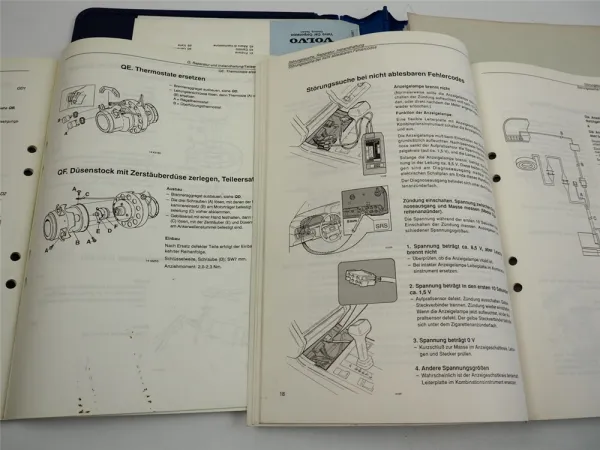 Volvo 850 ab 1992 Werkstatthandbuch Standheizung 091-BAirbag SRS Luftsackanlage