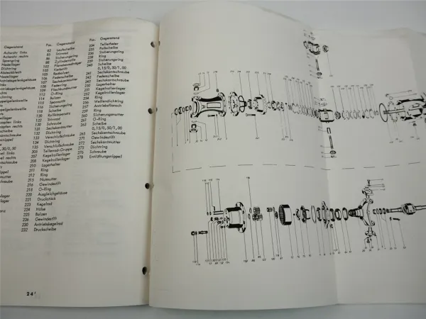 Fendt Favorit 600 LS FWA 280 TL 0521 Schlepperlenkachse Werkstatthandbuch 1980