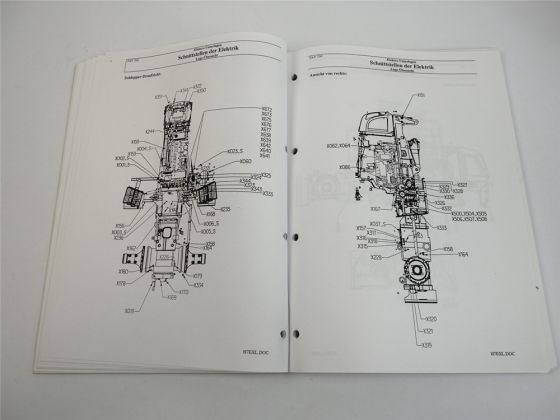 Fendt Favorit 711 712 714 716 Lenkungs hydraulik Kraftheber EHR Schaltplan