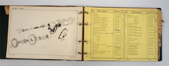 Fendt TS65 TS 65 Baggerlader Typ 269 Ersatzteilkatalog 1970 / 1976
