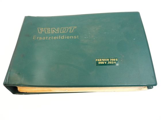 Fendt FL 114 Dieselross Ersatzteilliste Ersatzteilkatalog 1958 ergänzt bis 1969