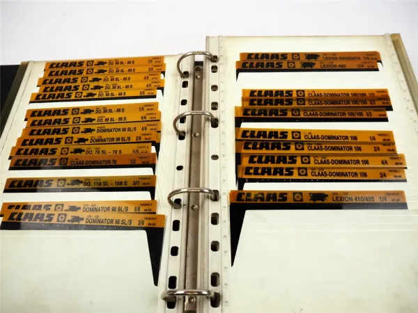 Claas Dominator Mercator Consul Lexion und Landmaschinen Ersatzteillisten