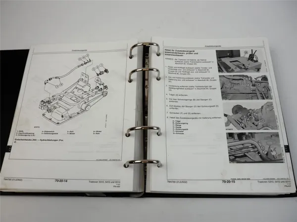 John Deere 5310 5410 5510 Technisches Handbuch Werkstatthandbuch 2002
