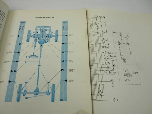 Volvo 164 Werkstatthandbuch Reparaturanleitung Wartung 1968