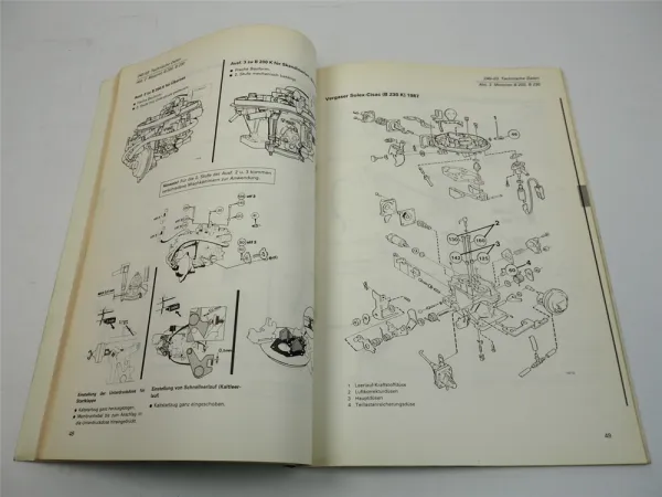 Volvo 240 242 244 245 1975 - 1987 Technische Daten Werkstatthandbuch