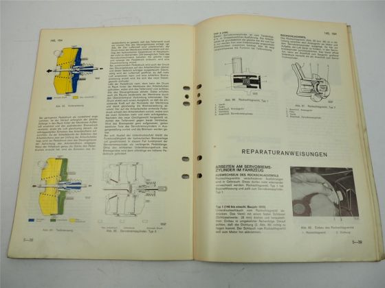 Volvo 140 142 144 145 164 Werkstatthandbuch Bremsen Fussbremse Handbremse 1972