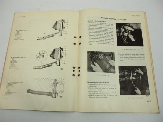 Volvo P 120 Amazon 1800 Federn Vorderachse Lenkung Werkstatthandbuch 1964