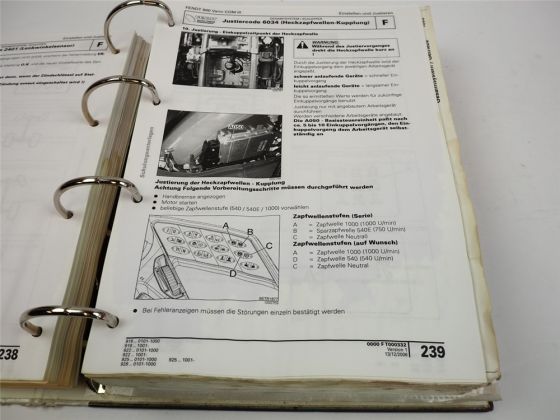 Fendt 919 922 925 928 931 934 Vario Einführungskurs Werkstatthandbuch 2007