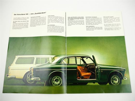 Volvo 120 Serie Amozon PKW Prospekt 1966