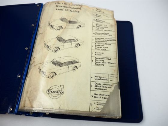 Volvo P120 P130 P220 Amazon Estate Ersatzteilliste Parts List Reservdelskatalog