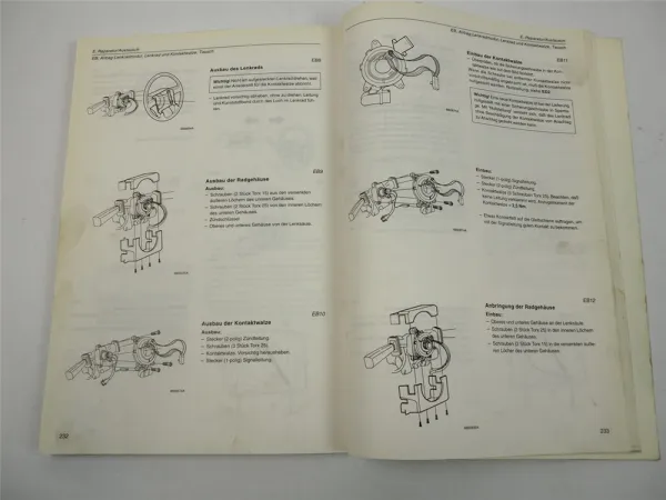Volvo 850 ab 1996 SRS Airbag Diagnose Fehlersuche Service Werkstatthandbuch