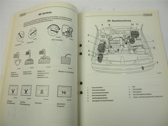 Volvo 850 Kombiinstrument VDO Diagnose Fehlersuche Werkstatthandbuch 1995