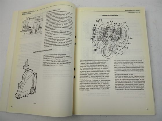 Volvo S40 V40 Automatikgetriebe AW 50-42 Werkstatthandbuch 9. 1996