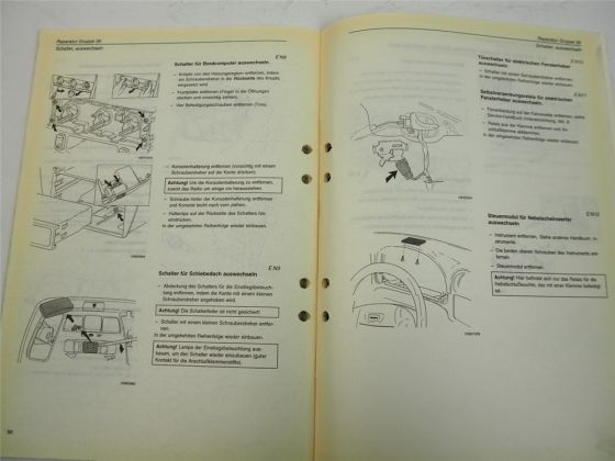 Volvo S40 V40 elektrische Anlage Anlasser Lichtmaschine Werkstatthandbuch