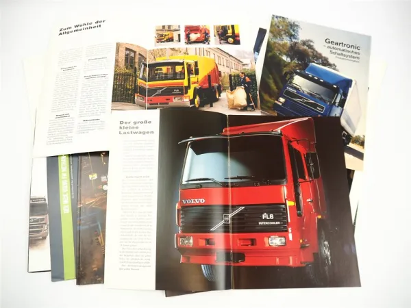 Posten Volvo DAF LKW 26x Prospekt 1990/2000er Jahre