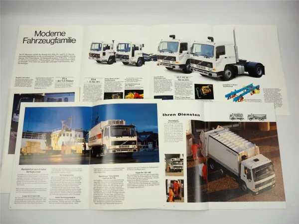 Volvo FL 4 6 7 10 Intercooler LKW 5x Prospekt 1986/94
