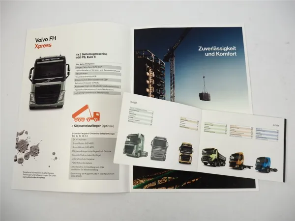 Volvo FH FM FMX FE FL Xpress Modelle LKW 2x Prospekt 2014/15